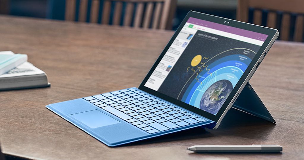 Microsoft Surface Review: Premium Devices for Smart Users? Microsoft Surface Pro 11, a versatile 2-in-1 device with a detachable keyboard and Slim Pen, showcasing its productivity and portability.