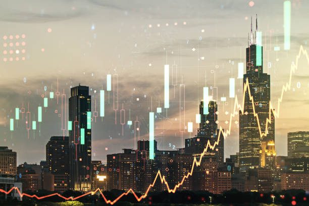 Infographic illustrating artificial intelligence networks, machine learning algorithms, and interconnected data points, signifying intelligent decision-making.