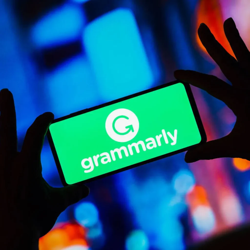 Grammarly Business interface with AI writing suggestions