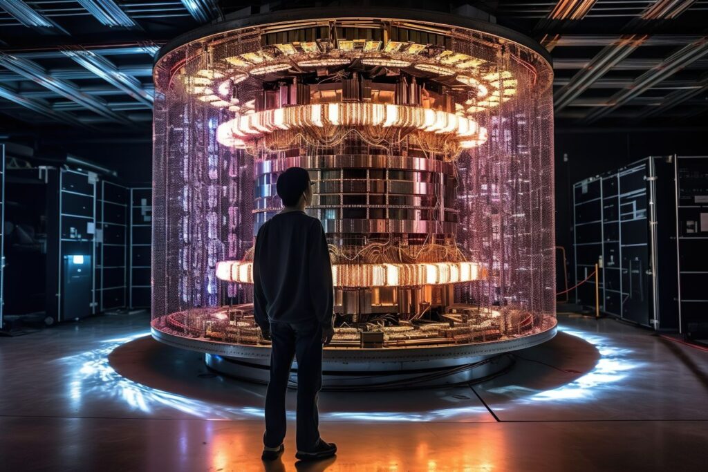The Rise of Quantum Computing: What You Need to Know in 2025 Close-up of a cryogenic quantum computer with a distinctive gold chandelier-like structure, showcasing the complex hardware used to cool qubits to near absolute zero